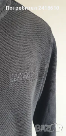Napapijri Cotton Cardigan Knitted Full Zip Mens Size M ОРИГИНАЛ! Мъжка Памучна Жилетка с цял цип!, снимка 2 - Пуловери - 49213517