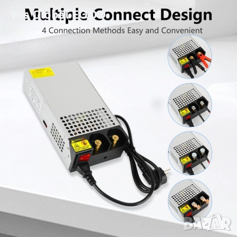 Импулсно захранване 12V 125A 1500W AC/DC индустриално, снимка 5 - Друга електроника - 53416556