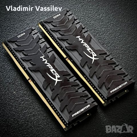 RAM памет Kingston Hyper-X Predator Кит 2 x 8GB (16 GB) DDR4-3000 CL15 HX430C15PB3K2/16