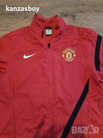 Nike Manchester United - страхотно мъжко горнище 2010-11, снимка 2 - Спортни дрехи, екипи - 51937553