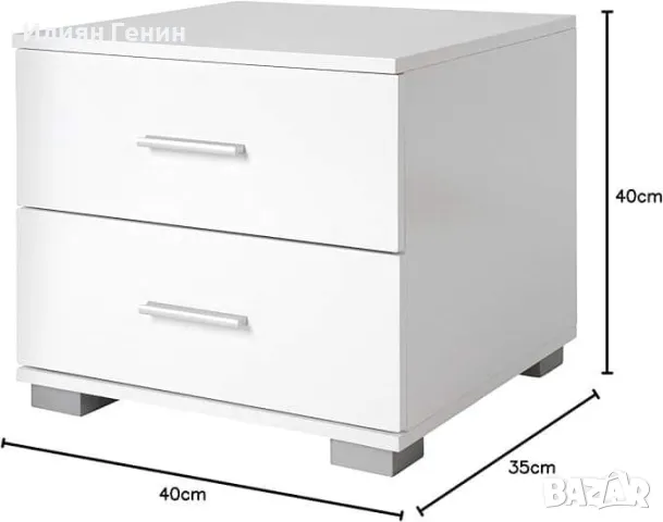 Комплект от 2 нощни шкафчета , снимка 3 - Шкафове - 47958511