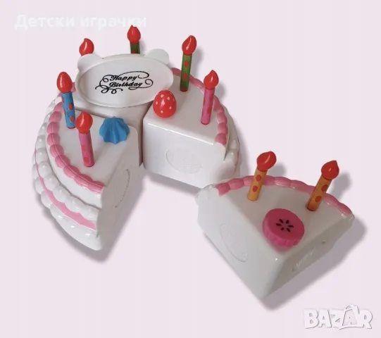 Комплект Торта със свещи и сладки за рожден ден, снимка 7 - Образователни игри - 48952103