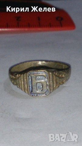 Старинен пръстен сачан над стогодишен - 67391, снимка 1 - Пръстени - 29012368