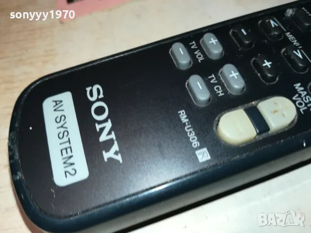 SONY RM-U306 AUDIO REMOTE CONTROL-ВНОС SWISS 3012241136, снимка 13 - Ресийвъри, усилватели, смесителни пултове - 48496526