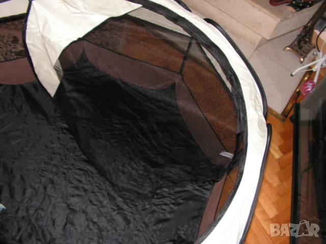 Голяма сгъваема кучешка /котешка/кошара., снимка 7 - Други стоки за дома - 52623421