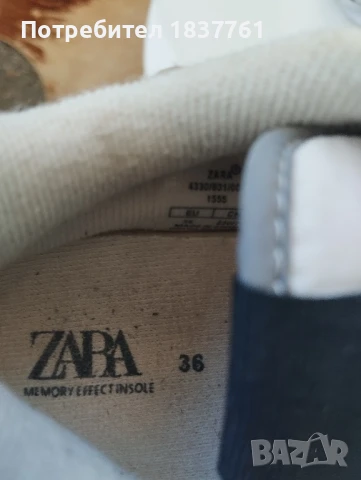 Дамски маратонки ZARA 36 номер, снимка 3 - Маратонки - 51342582