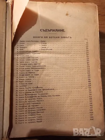 Голяма Стара библия издание 1925 г. - 1523 страници - Царство България, снимка 3 - Антикварни и старинни предмети - 48299617