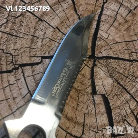 Нож с фиксирано острие Smith & Wesson модел H01-100х218, снимка 4 - Ножове - 50752388