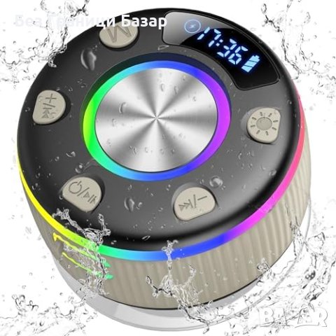 Нова Bluetooth 5.3 Водоустойчива Колонка с LED и LCD Високоговорител