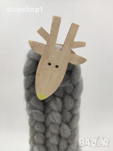 Коледна декорация елен с прежда Christmas , снимка 3 - Декорация за дома - 48014926