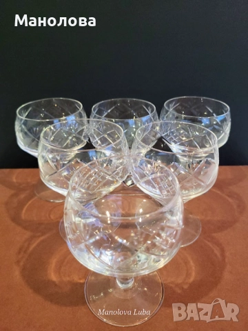 Кристални чаши Стойко Иванов Пеев, снимка 2 - Други ценни предмети - 52854320