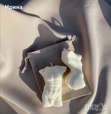 Подарък за близък - ароматна свещ мъжко и женско тяло candles , снимка 2 - Декорация за дома - 35665110