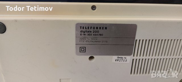 Радио часовник Telefunken , снимка 5 - Радиокасетофони, транзистори - 44129711