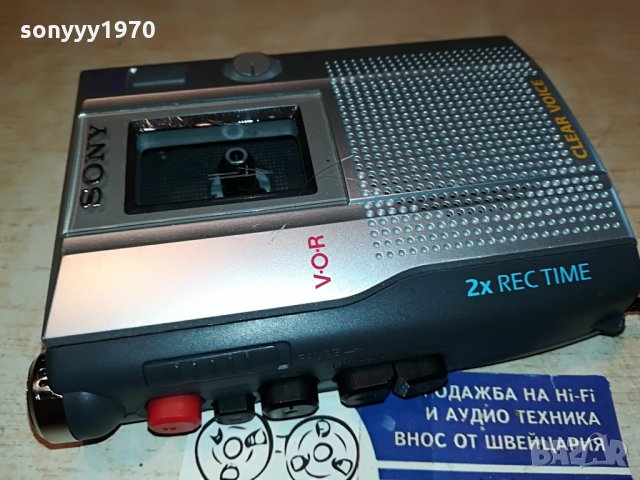 sony tcm-200dv cassette corder-germany 1407211056, снимка 2 - Радиокасетофони, транзистори - 33515059