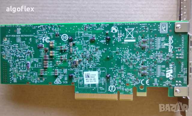 LAN Адаптер Dell CX94X BCM57414 25Gb/10Gb SFP28 / SFP+ Ethernet DP PCIe 3.0 x8, снимка 4 - Мрежови адаптери - 36554113