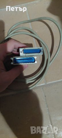 Кабел RS232 25pin(м)/RS232 25pin(ж) 2m