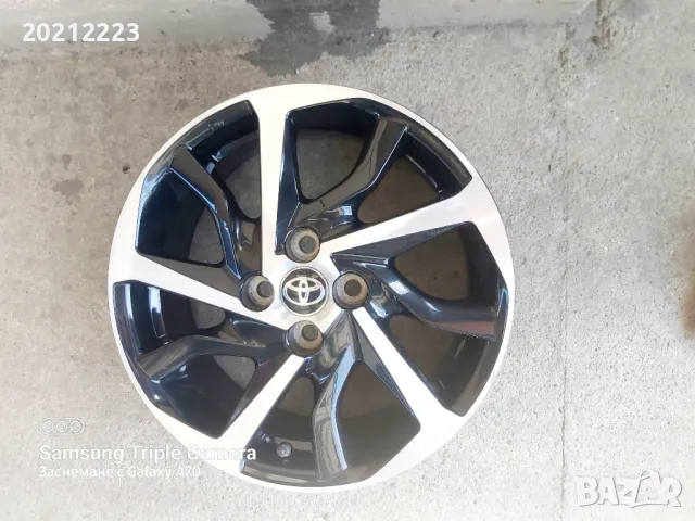 1 брой алуминиева джанта за Тoyota Yaris 16, снимка 2 - Гуми и джанти - 49773315