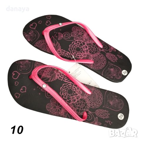 4265 Дамски джапанки с цветен принт, 36-41 номер, снимка 10 - Джапанки - 42988891