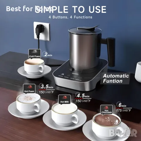 Уред за млечна пяна Wamife TF101 професионален , снимка 3 - Кафемашини - 48669253