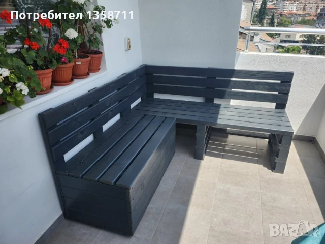 палет мебел, снимка 9 - Градински мебели, декорация  - 50698092