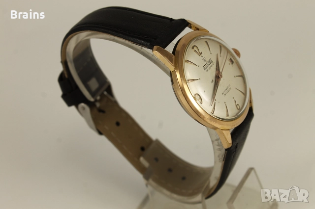 1960's ALLAINE Automatic 25 Jewels Швейцарски Позлатен Часовник, снимка 5 - Мъжки - 51951823