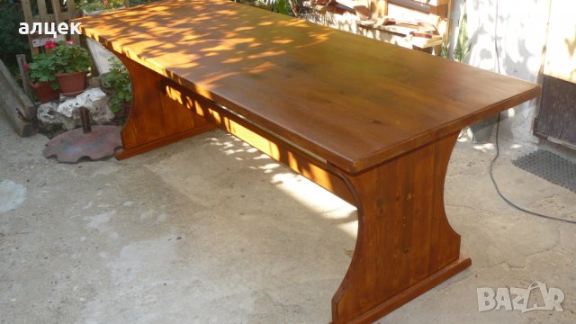 Маса от иглолистен материал, снимка 3 - Маси - 26644751