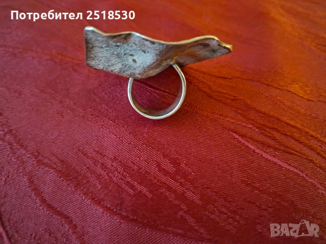 Сребърни масивни авторски пръстени, снимка 5 - Пръстени - 52635124