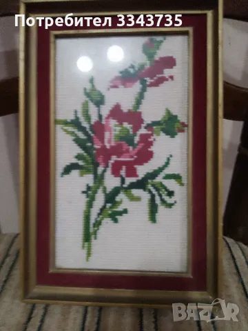 Продавам два гоблена 28х18.5см., снимка 4 - Гоблени - 49717498