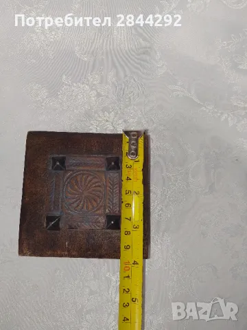 Стара Кожена Кутия, снимка 5 - Декорация за дома - 49784990