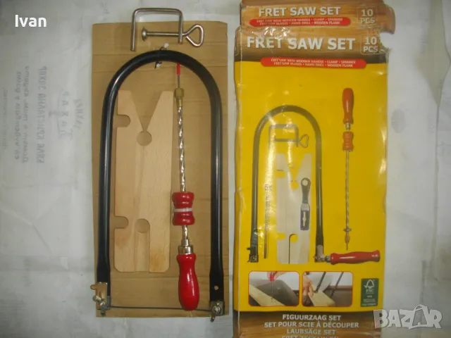 НОВ КОМПЛЕКТ РЪЧНИ МИНИ НОЖОВКА ЗА ФИНИ СРЕЗОВЕ И ШИЛО ПРОБОЙ, снимка 3 - Други инструменти - 48911820