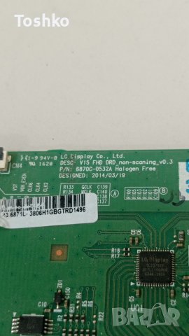 TCON BOARD 6870C-0532A V15 FHD DRD_non-scaning_v0.3, снимка 2 - Части и Платки - 38126164