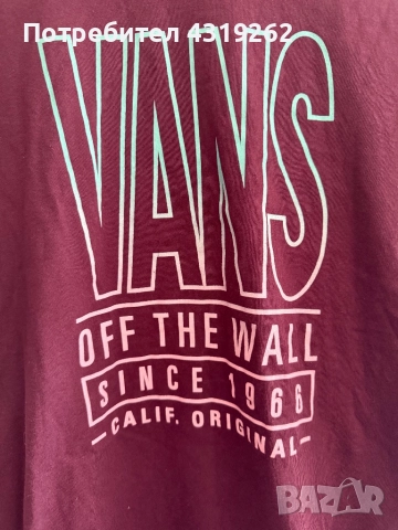 Дамска тениска Vans, снимка 2 - Тениски - 52303761