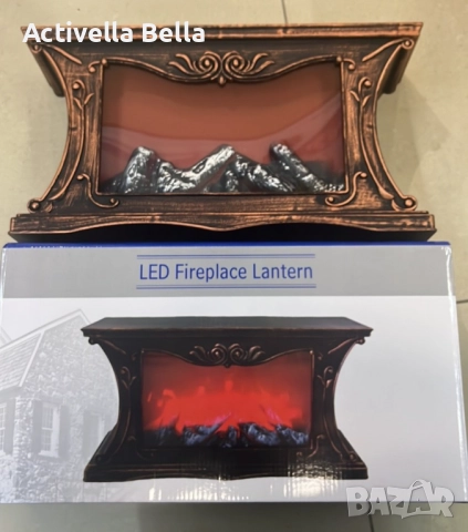 Декоративна LED камина с реалистичен ефект на пламък и жарава, снимка 6 - Декорация за дома - 52522240