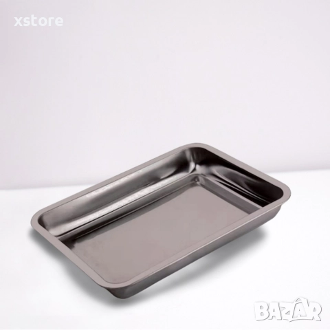 Правоъгълна тава Bohmann 30/32/36 см от неръждаема стомана, снимка 5 - Съдове за готвене - 52794340