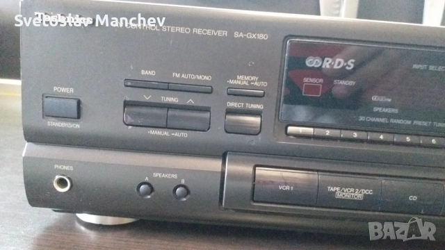 Technics SA - GX 180, снимка 8 - Ресийвъри, усилватели, смесителни пултове - 53237295