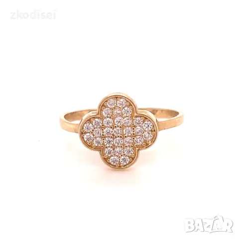 Златен дамски пръстен 1,57гр. 14кр.проба:585 размер:55 модел:4070-4