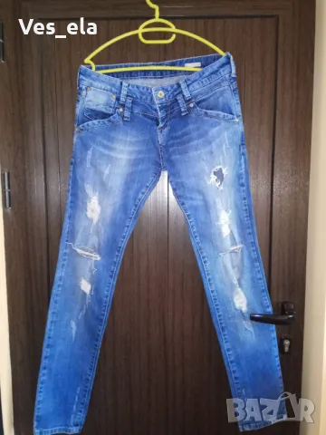 накъсани дънки Zara Skinny размер 38, снимка 1