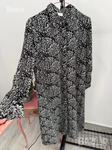 Дълга красива рокля в размер М, снимка 13 - Рокли - 48428429