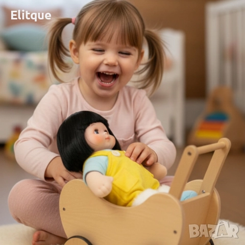 Cufan Baby Doll – Мека кукла с текстилно тяло – Перфектен подарък за малки принцеси, снимка 5 - Кукли - 52853450