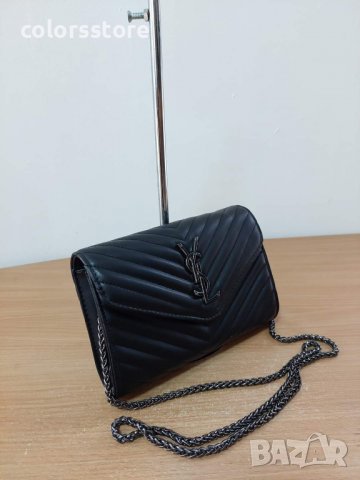 Луксозна Черна чанта /реплика  YSL кодSG112, снимка 6 - Чанти - 39847031