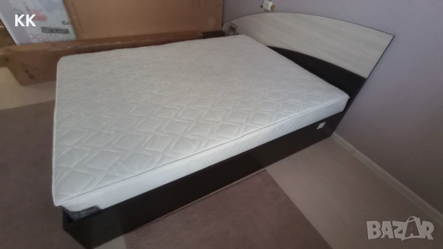 Легло с матрак 144/190. + нощно шкафче. , снимка 3 - Спални и легла - 53119227