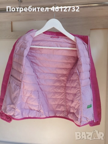 Детско яке с пух Benetton, снимка 3 - Детски якета и елеци - 52041135
