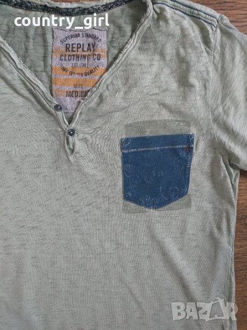 Replay Herren - страхотна мъжка тениска, снимка 3 - Тениски - 28643797
