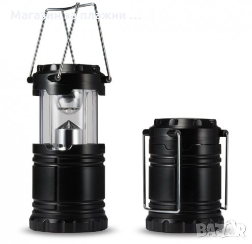 Универсална къмпинг соларна лампа с изход за зареждане на телефони и други устройства