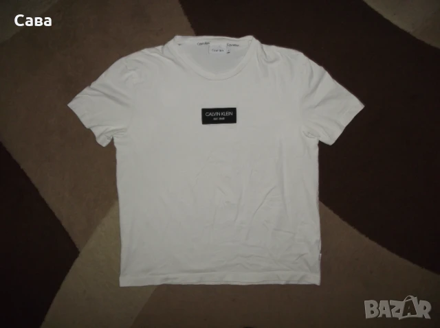 Тениска CALVIN KLEIN  дамска,ХЛ, снимка 2 - Тениски - 51379616
