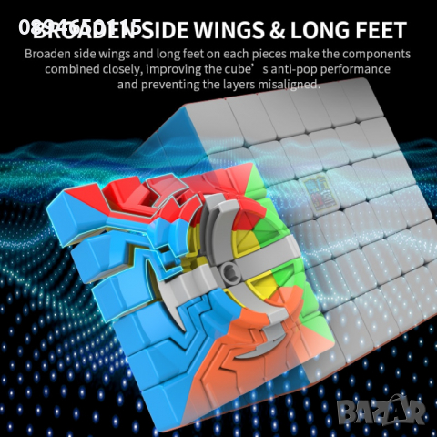 Кубче Рубик магически куб 5х5 6х6 7х7 8х8 9х9 10х10, снимка 12 - Игри и пъзели - 36491990