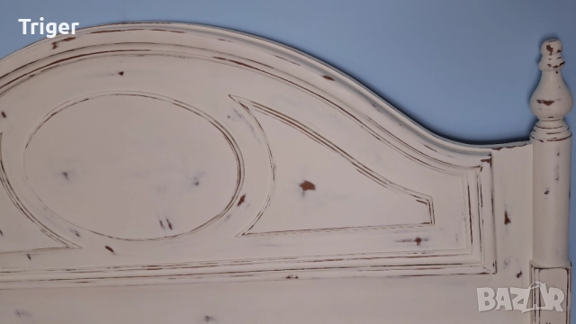 Дървена старинна табла за легло, снимка 6 - Спални и легла - 52974705