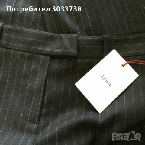 Нов Lewit Вълнен Панталон Размер 8, снимка 6 - Панталони - 32422980
