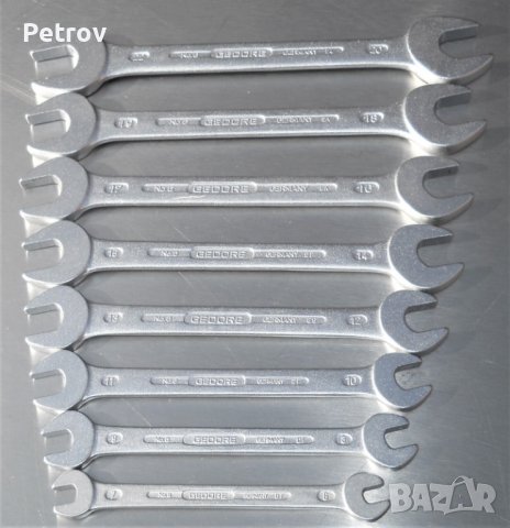 GEDORE No.6 Germany - 8 броя PROFI - SET / 6 - 22 mm / Гаечни Ключове !!!, снимка 4 - Гедорета - 38652574