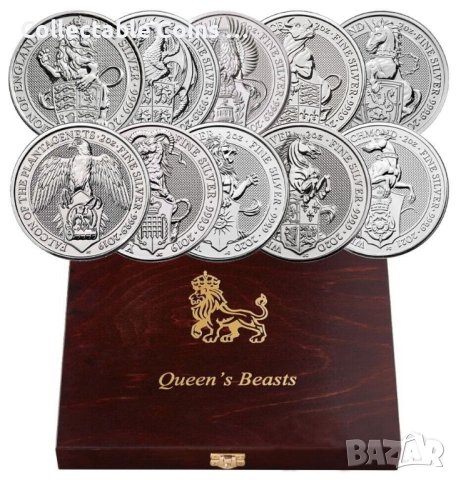 зверове на кралицата сет , снимка 3 - Нумизматика и бонистика - 43314935